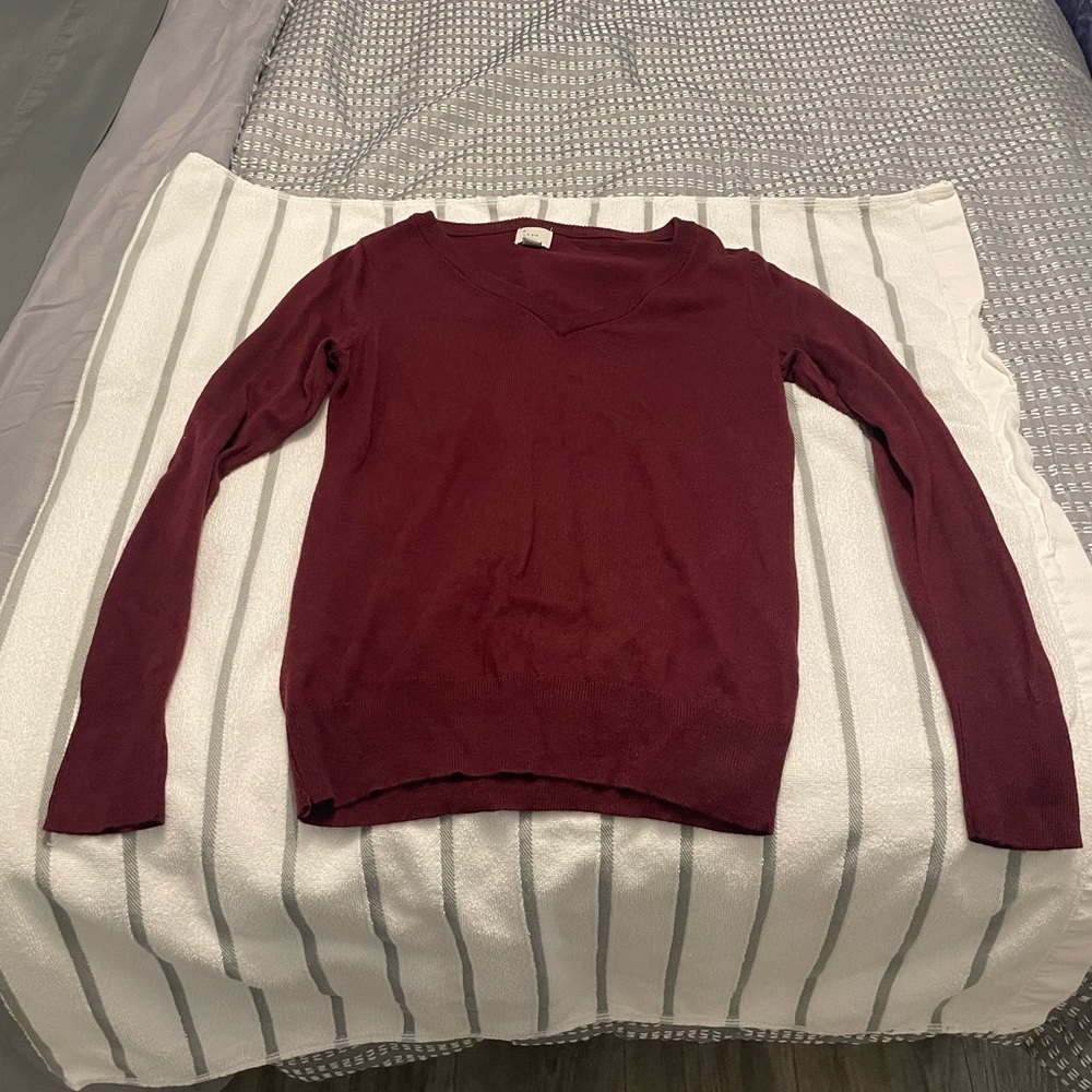 Sweater, XS, A New Day, Dark Red/Maroon, Nice Material, Not Too Heavy